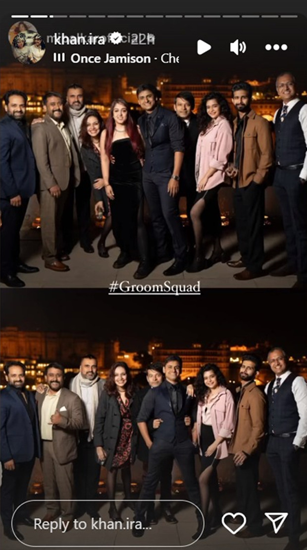 Ira Khan and Nupur Shikhare kick off their wedding celebrations in Udaipur with a special dinner