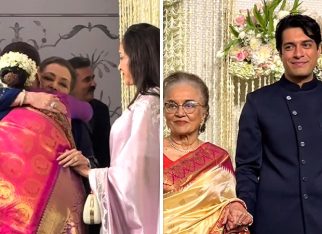 Ira Khan – Nupur Shikhare Reception: Rekha shares a long hug with Saira Banu, kisses Hema Malini; Asha Parekh meets Aamir Khan’s son Junaid Khan, videos go viral