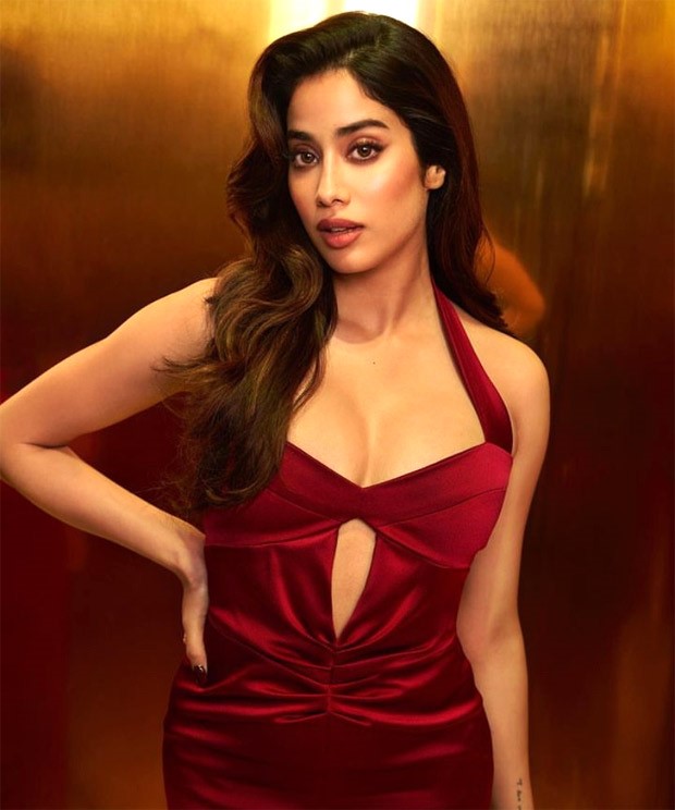 Janhvi Kapoor turns up the heat on the Koffee with Karan 8 couch in a glam red cut-out gown