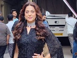 Juhi Chawla gets clicked in a dazzling outfit at Jhalak Dikhhla Jaa sets