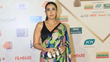 Karisma Kapoor looked stunning in a radiant Sabyasachi saree at the 2024 Filmfare Awards, creating a truly memorable fashion moment