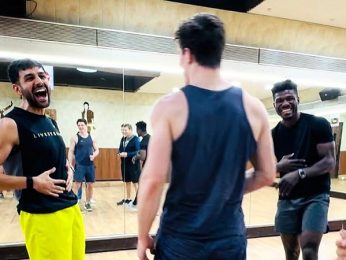 Kartik Aaryan hints at a face-off with Sena Agbeko in Chandu Champion; see pic Kartik Aaryan hints at a face-off with Sena Agbeko in Chandu Champion; see pic