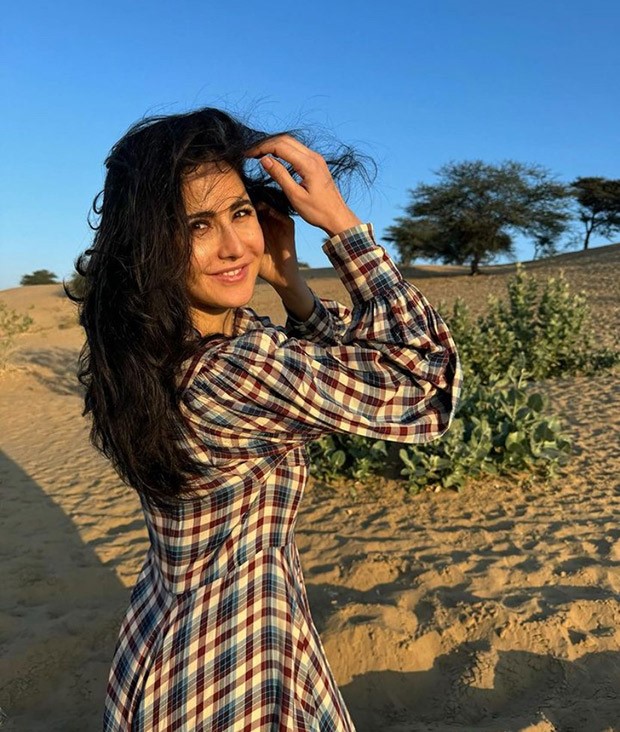 Katrina Kaif and Vicky Kaushal welcomed 2024 in Rajasthan, with Katrina radiating style in a chic check dress worth Rs.27,283