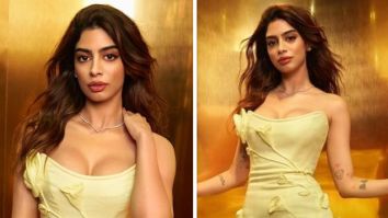Khushi Kapoor channels mid-week drama in lime yellow mini dress for Koffee with Karan