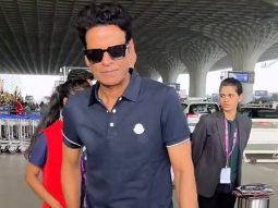 Manoj Bajpayee looks so fit in this blue T-shirt at the airport