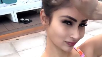 Mouni Roy starts the year by the pool with her lovely husband