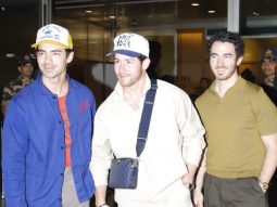 Nick Jonas, Joe Jonas and Kevin Jonas arrive in Mumbai ahead of Jonas Brothers’ Lollapalooza India 2024 performance; Priyanka Chopra excited