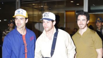 Nick Jonas, Joe Jonas and Kevin Jonas arrive in Mumbai ahead of Jonas Brothers’ Lollapalooza India 2024 performance; Priyanka Chopra excited