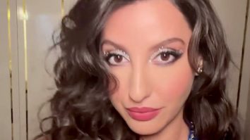 Nora Fatehi looks drop dead gorgeous as she shines in blue rhinestones