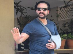 Paps capture a glimpse of Saif Ali Khan as he gets discharged from hospital