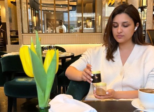 Parineeti Chopra shares sneaky snapshot clicked by husband Raghav Chadha : Bollywood News