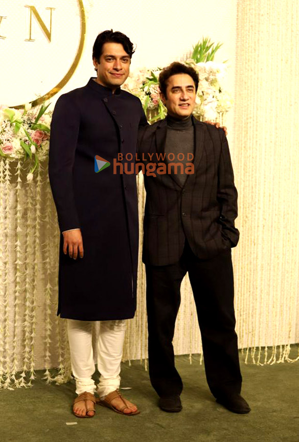 photos aamir khan imran khan and others attend ira khan and nupur shikhares wedding reception 90