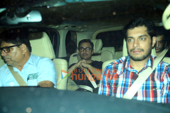 photos aamir khan and junaid khan snapped at ira khans mehendi ceremony 1