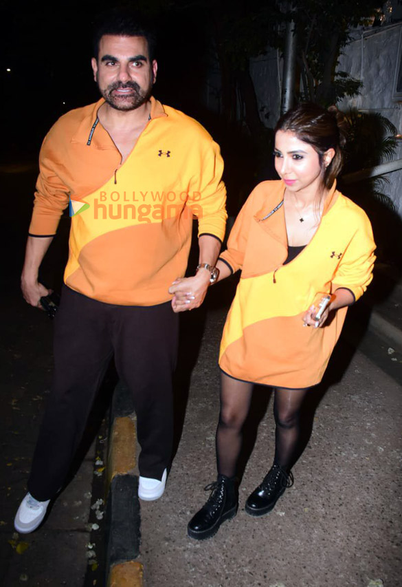 photos arbaaz khan snapped with wife sshura khan in bandra 4