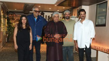 Photos: Celebs attend Javed Akhtar’s birthday bash at Anil Kapoor’s house in Juhu