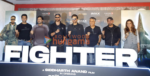 photos hrithik roshan anil kapoor and the entire team snapped at the trailer launch of fighter 1