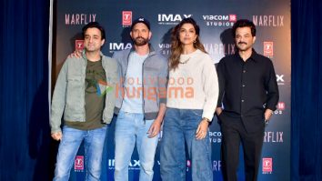 Photos: Hrithik Roshan, Deepika Padukone and Anil Kapoor snapped during Siddharth Anand’s Fighter promotions in Mumbai