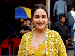 Photos: Madhuri Dixit, Suniel Shetty and Bharti Singh snapped on the sets of Dance Deewane 4