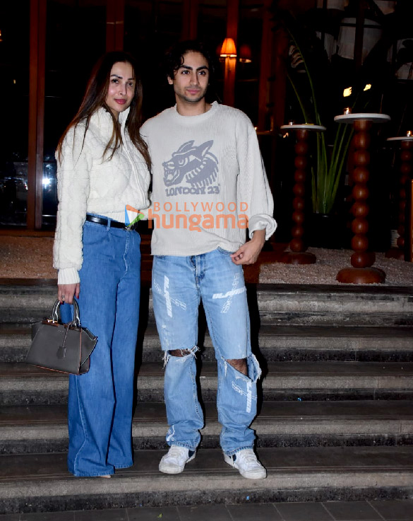 Photos: Malaika Arora and Arhaan Khan snapped outside Gigi restaurant in Bandra Photos: Malaika Arora and Arhaan Khan snapped outside Gigi restaurant in Bandra