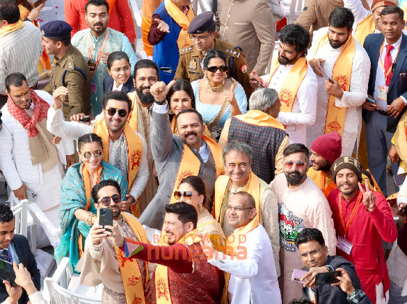 photos prime minister narendra modi and indian film fraternity attend inauguration ceremony of ram mandir in ayodhya 2