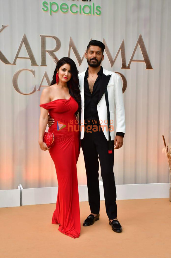 photos raveena tandon varun sood and others snapped at the trailer launch of karmma calling 4