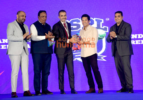 photos sachin tendulkar attends the announcement of the indian street premier league 3