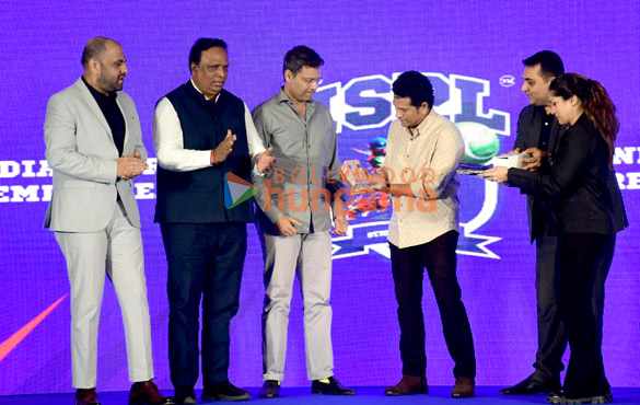 photos sachin tendulkar attends the announcement of the indian street premier league 4