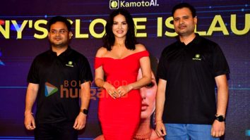 Photos: Sunny Leone snapped at the launch of her AI character