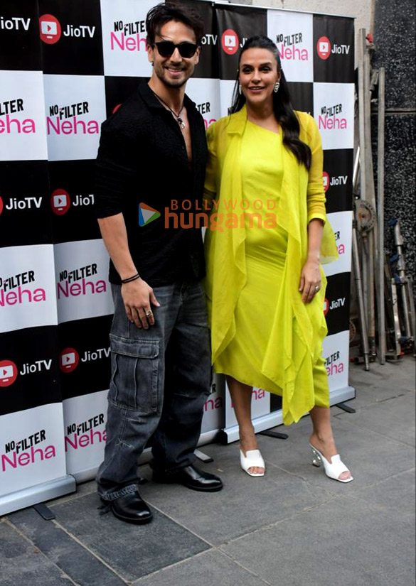 photos tiger shroff and neha dhupia snapped on sets of the show no filter neha season 6 4