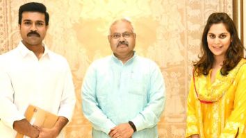 Ram Charan and Upasana receive invitation for Ram Mandir inauguration ceremony in Ayodhya Ram Charan and Upasana receive invitation for Ram Mandir inauguration ceremony in Ayodhya
