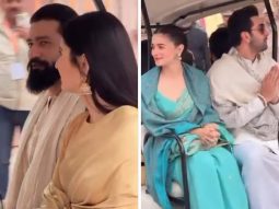 Katrina Kaif and Ranbir Kapoor take a buggy ride together with their partners Vicky Kaushal and Alia Bhatt in Ayodhya