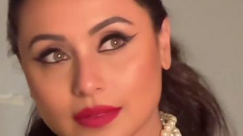 Rani Mukerji rocks the winged eyeliner with a perfect red lip