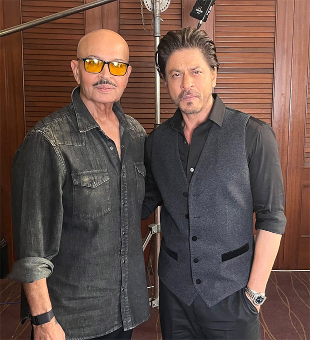 Shah Rukh Khan shoots with Rakesh Roshan for the documentary The Roshans; Karan Arjun director says: “Thank you SRK for your love, warmth & contribution”