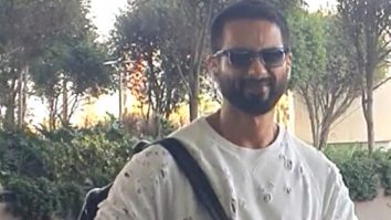 Shahid Kapoor shines in all white at the airport
