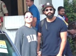 So adorable! Vicky Kaushal & Katrina Kaif strike a pose for paps at the airport