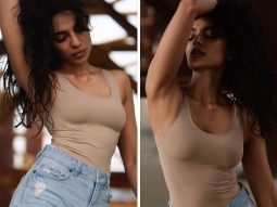 Sobhita Dhulipala dominates the casual style scene, pairing a skin-toned tank with denim shorts