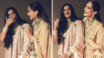 Sonam and Rhea Kapoor steal the show during the wedding festivities with their stunning ethnic costumes