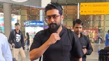 Suriya & Jyothika get surrounded by fans for a selfie at the airport