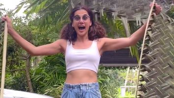 Taapsee Pannu enjoys her time in Kerala to the fullest!