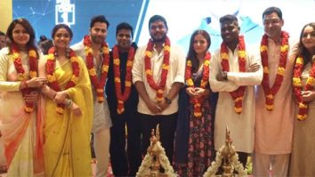 VD 18: Varun Dhawan, Keerthy Suresh, Wamiqa Gabbi attend mahurat puja of Atlee – Kalees film, watch
