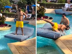 Varun Dhawan shares hilarious poolside mishap; watch