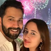 Varun Dhawan and Natasha Dalal ring in 2024 with fireworks display, watch 