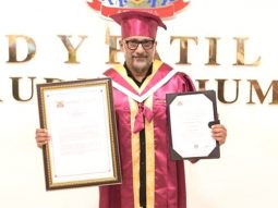 Vivek Ranjan Agnihotri receives a doctorate from the governor of Maharashtra; see post