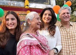 Raveena Tandon honours late father Ravi Tandon with chowk inauguration in Juhu; see pics