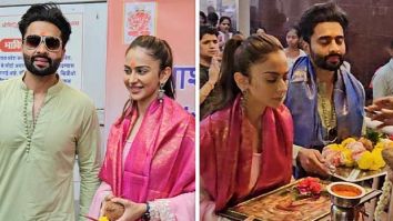 Rakul Preet Singh and Jackky Bhagnani seek blessings at Siddhivinayak temple ahead of wedding day; watch Rakul Preet Singh and Jackky Bhagnani seek blessings at Siddhivinayak temple ahead of wedding day; watch