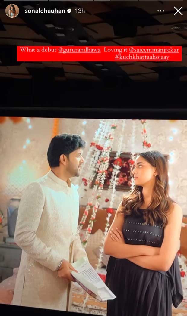 B-Town celebs shower praises on Saiee M Manjrekar & Guru Randhawa starrer Kuch Khattaa Ho Jaay