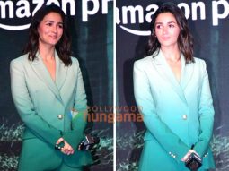 Alia Bhatt’s ombre pantsuit worth Rs. 2.26 Lakh for Poacher trailer launch is unique combination of sharp and sleek