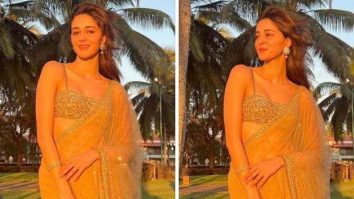 Ananya Panday shimmers in gold, adding Bollywood glamour to Rakul Preet and Jacky Bhagnani’s wedding in Goa
