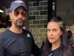 Angad Bedi celebrates his birthday with Neha Dhupia & paps