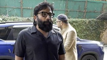 Animal Director Sandeep Reddy Vanga gets clicked for the trailer launch of film ‘Dukaan’